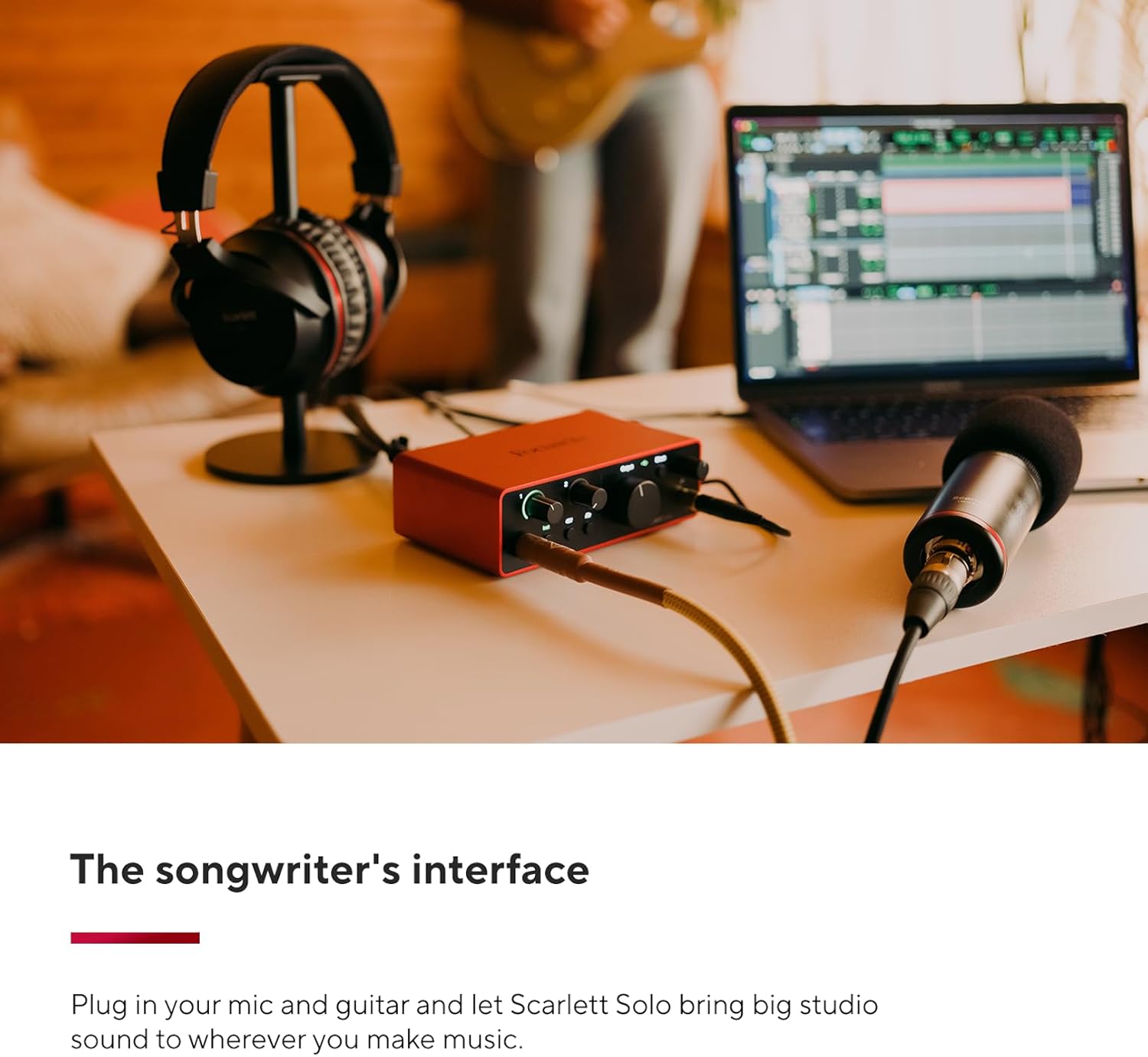 Focusrite Scarlett Solo 4th Gen USB-C Audio Interface