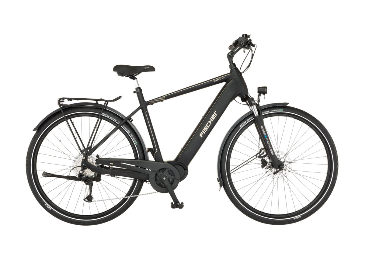 Fischer E-Bike Trekking VIATOR 4.2i Active Electric Bicycle for Men and Women, RH 50, Mid Motor 80 Nm, 36 V Battery