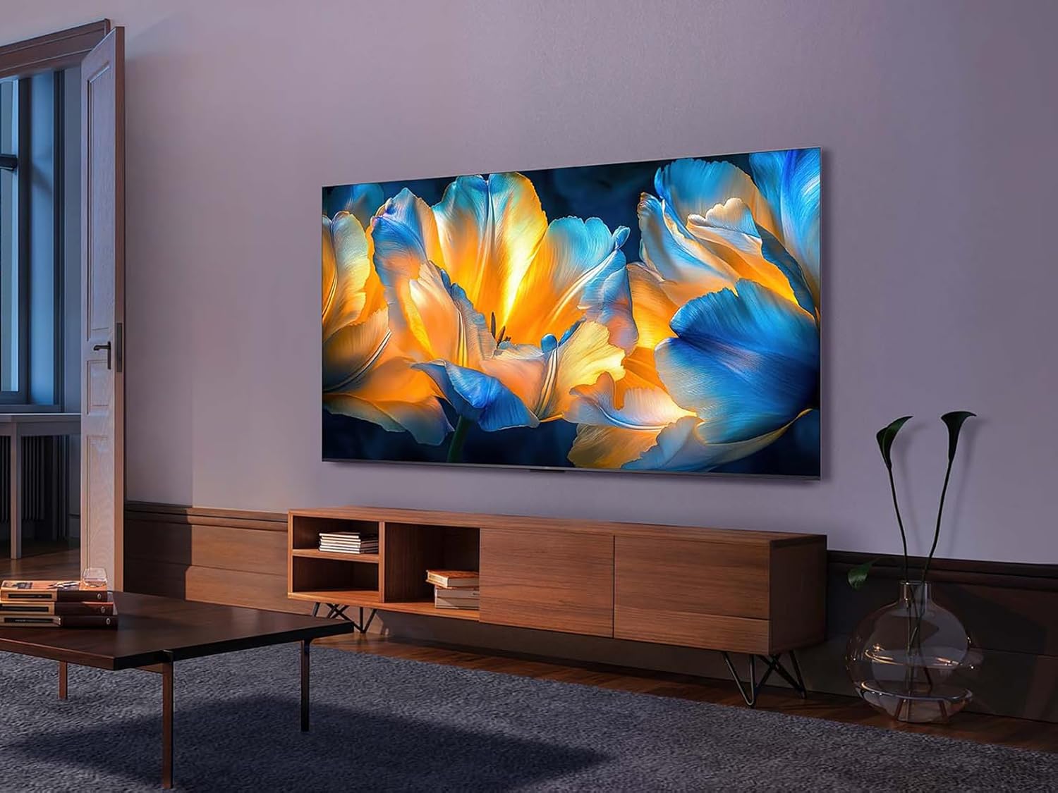 TCL 55Q6C 55 Zoll QD-Mini LED Fernseher, 4K HDR Premium 1000nits, Smart TV mit Google TV (Dolby Vision IQ & Atmos, Onkyo 2.1 Sound System, 144Hz Motion Clarity Pro, Game Master)