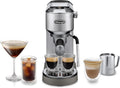 De'Longhi Dedica Duo - Manuelle Espressomaschine mit Cold Brew Metall