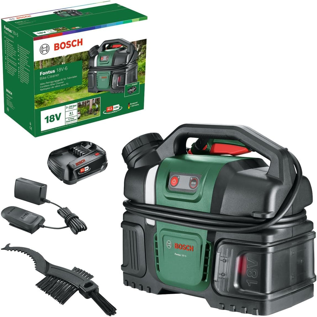 Bosch Akku-Druckreiniger Fontus 18V-6 für Fahrräder