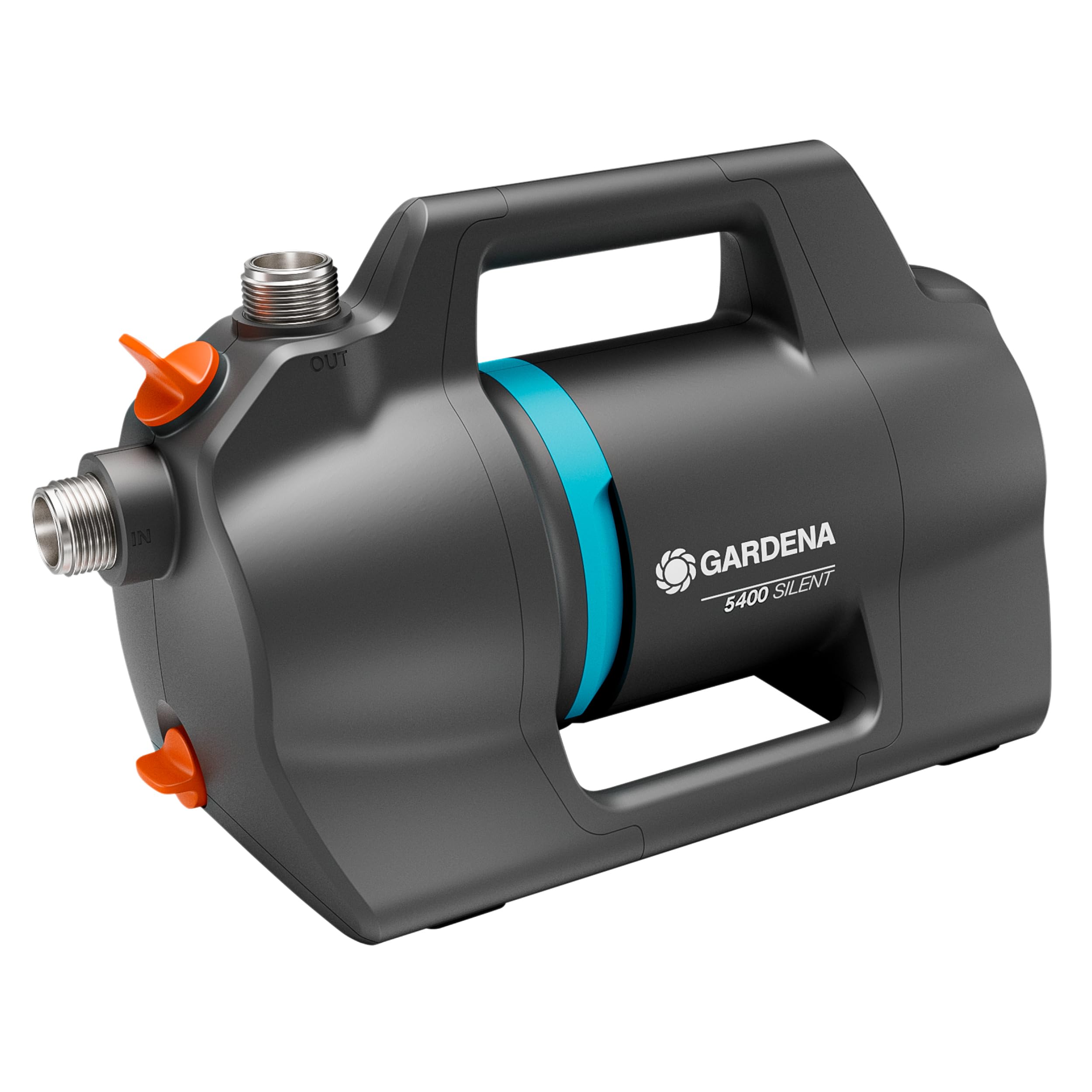 Gardena Gartenpumpe 5200 Silent Set Pumpen: 26% mehr Wasserdurchfluss bei gleichem Energieverbrauch im Vergleich zum Vorgänger-Modell*, Leise im Betrieb (09085-20)