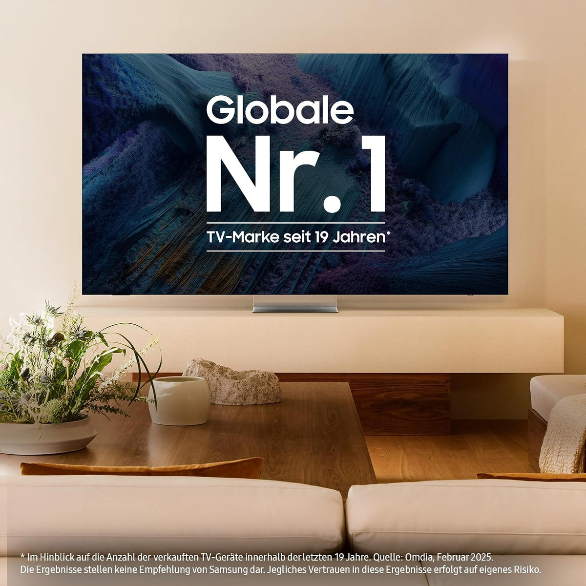 Samsung Neo QLED 4K QN90F 50 Zoll (125 cm) Mini LED Fernseher, Antireflexion, NQ4 AI Gen3 Prozessor, Neo Quantum HDR, 4K Upscaling Pro, Dolby Atmos, Knox Security, Samsung Vision AI Smart TV