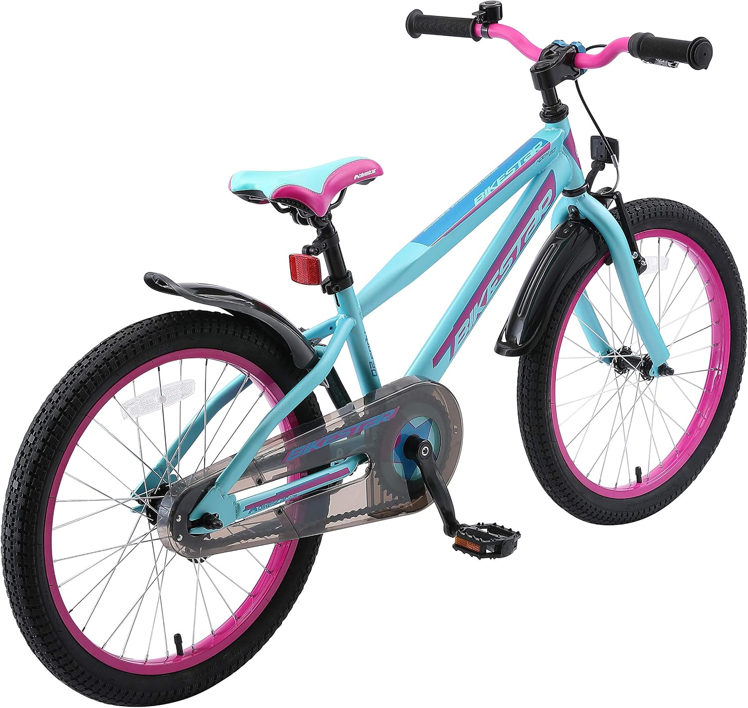 BIKESTAR Kinderfahrrad 20 Zoll für Mädchen und Jungen ab 6 Jahre | 20er Kinderrad Mountainbike | Fahrrad für Kinder | Risikofrei Testen