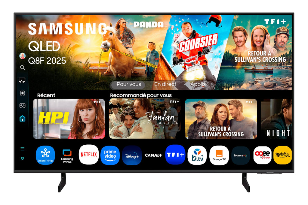 Samsung QLED Q7F 4K Smart TV 43 Zoll (108 cm) mit AI-Vision, 100% Farbvolumen mit Quantum Dot, HDR10+, Q4 AI Prozessor, One UI Tizen, Wi-Fi, Bluetooth 5.3 und Motion Xcelerator