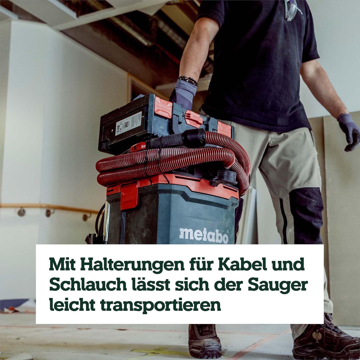 metabo ASA 30 H PC All-Purpose Vacuum Cleaner, Wet/Dry Vacuum Cleaner, Dust Class H, 1200 W