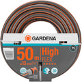 Gardena Comfort HighFLEX Schlauch 13 mm (1/2 Zoll), 50 m: Gartenschlauch mit Power-Grip-Profil, 30 bar Berstdruck, formstabil, UV-beständig, verpackt (18069-20), Grau/Orange