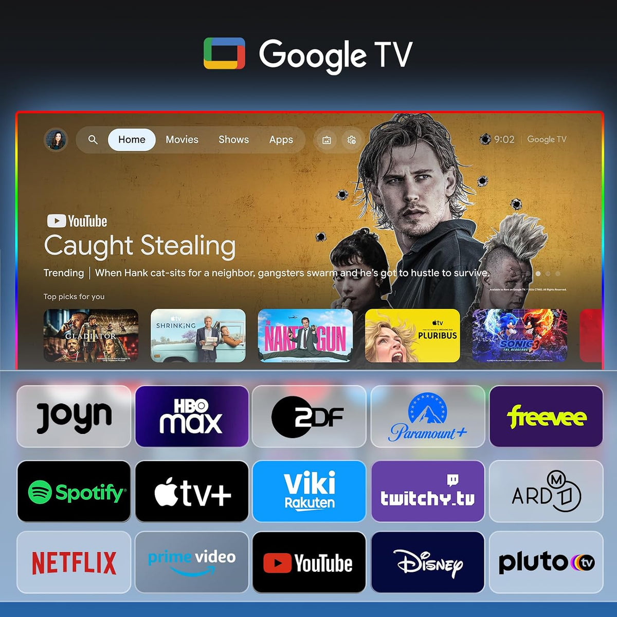 CHiQ L40QST 40 Zoll QLED Pro Google TV, Full HD, HDR10, Dolby Audio