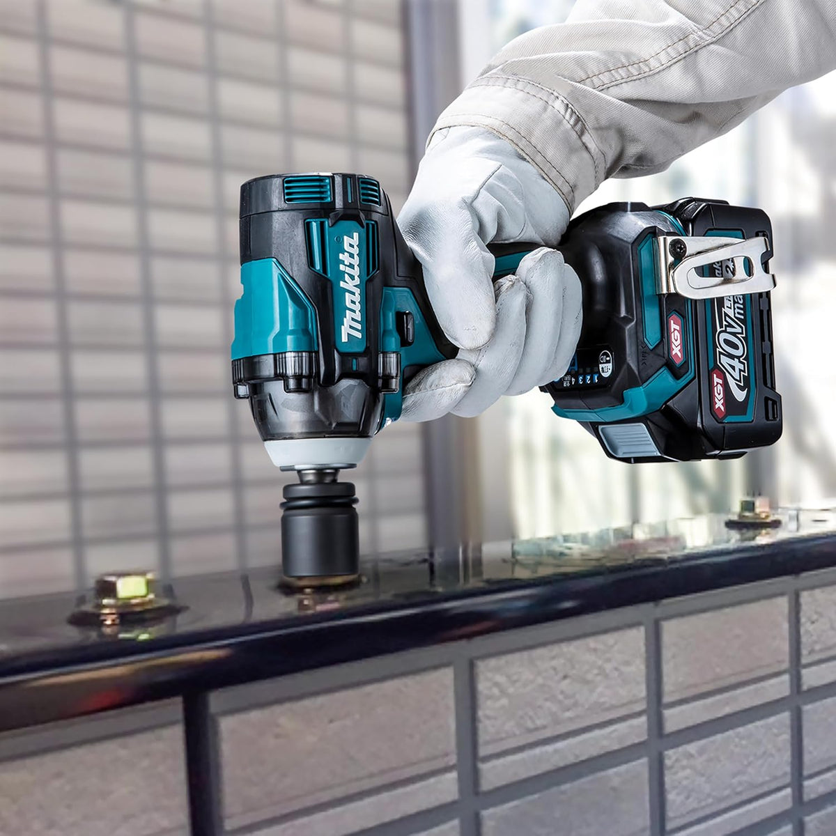 Makita TW004GZ Akku-Schlagschrauber 40V max. (ohne Akku, ohne Ladegerät) Petrol