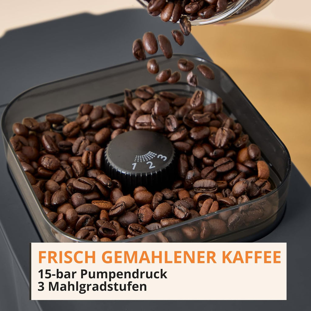 KRUPS Coffee Crush Edition, Espresso-Kaffeevollautomat, nur 15 cm Breite