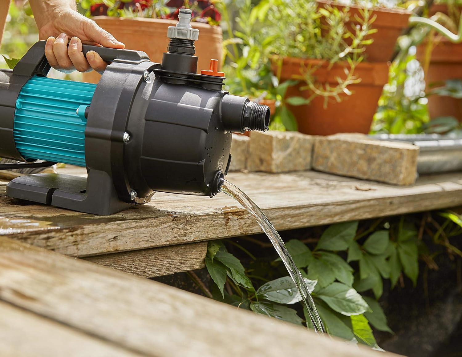 GARDENA Pumpe Gartenpumpe 3700/4 P BASIC