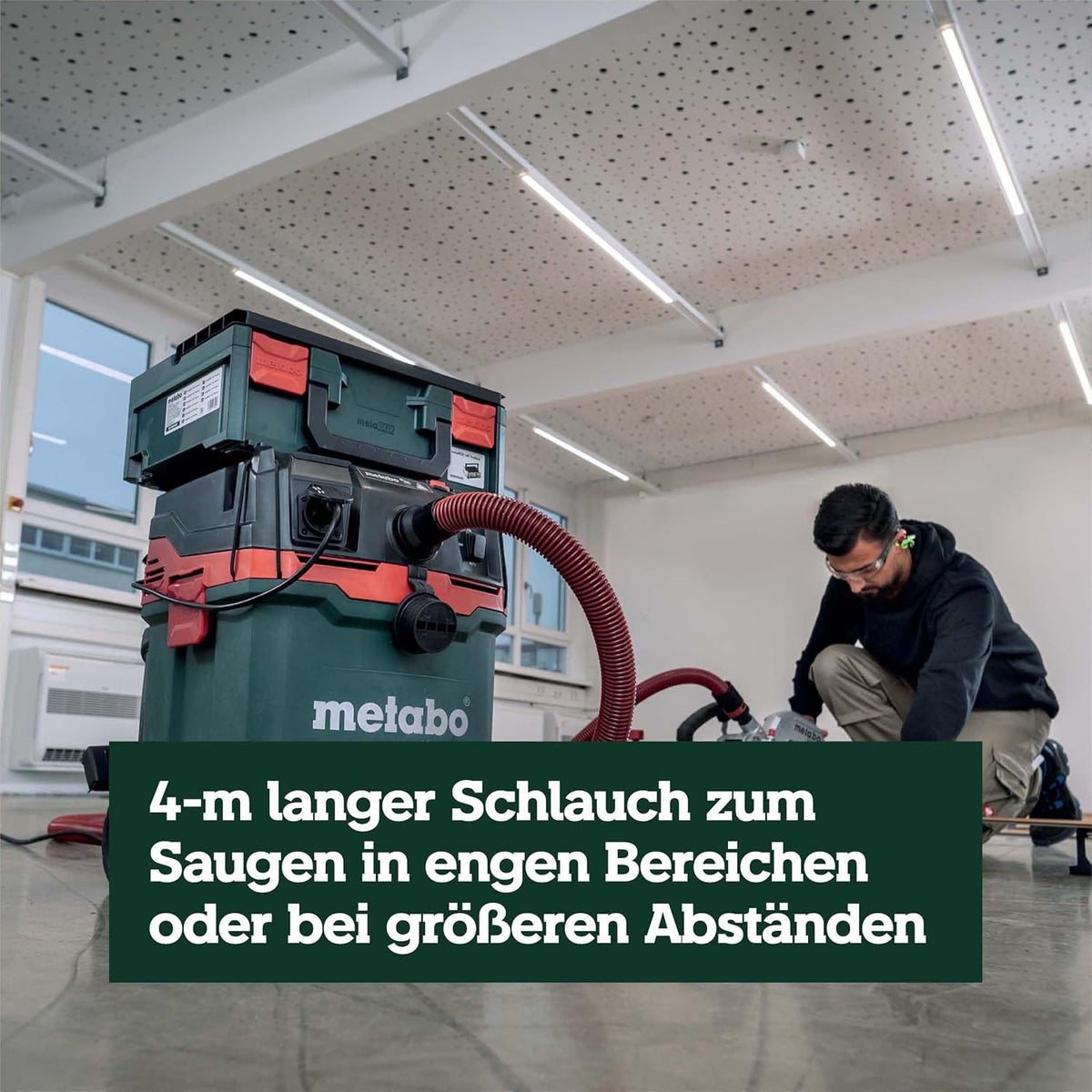 metabo ASA 30 H PC All-Purpose Vacuum Cleaner, Wet/Dry Vacuum Cleaner, Dust Class H, 1200 W