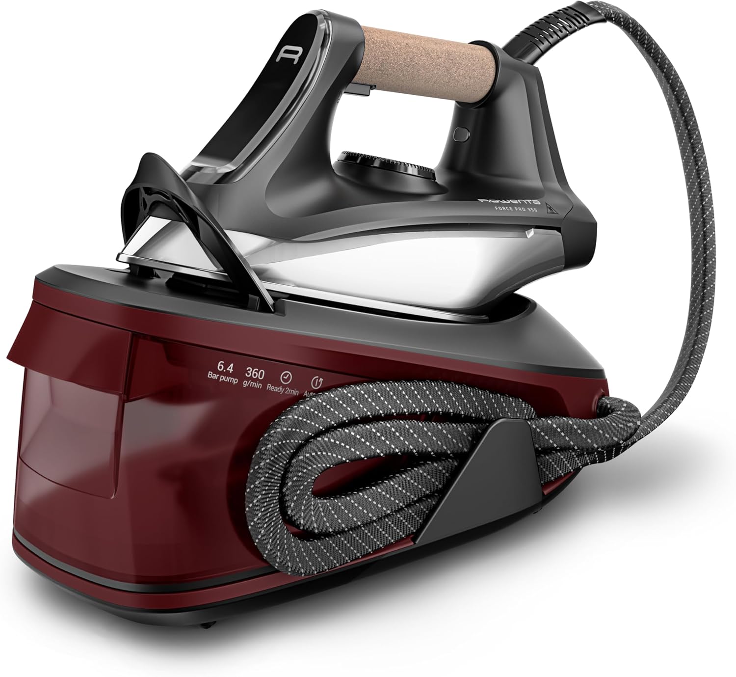 Rowenta Force Pro 350 Dampfbügelstation, 2400 Watt, 6,4 bar, energiesparend