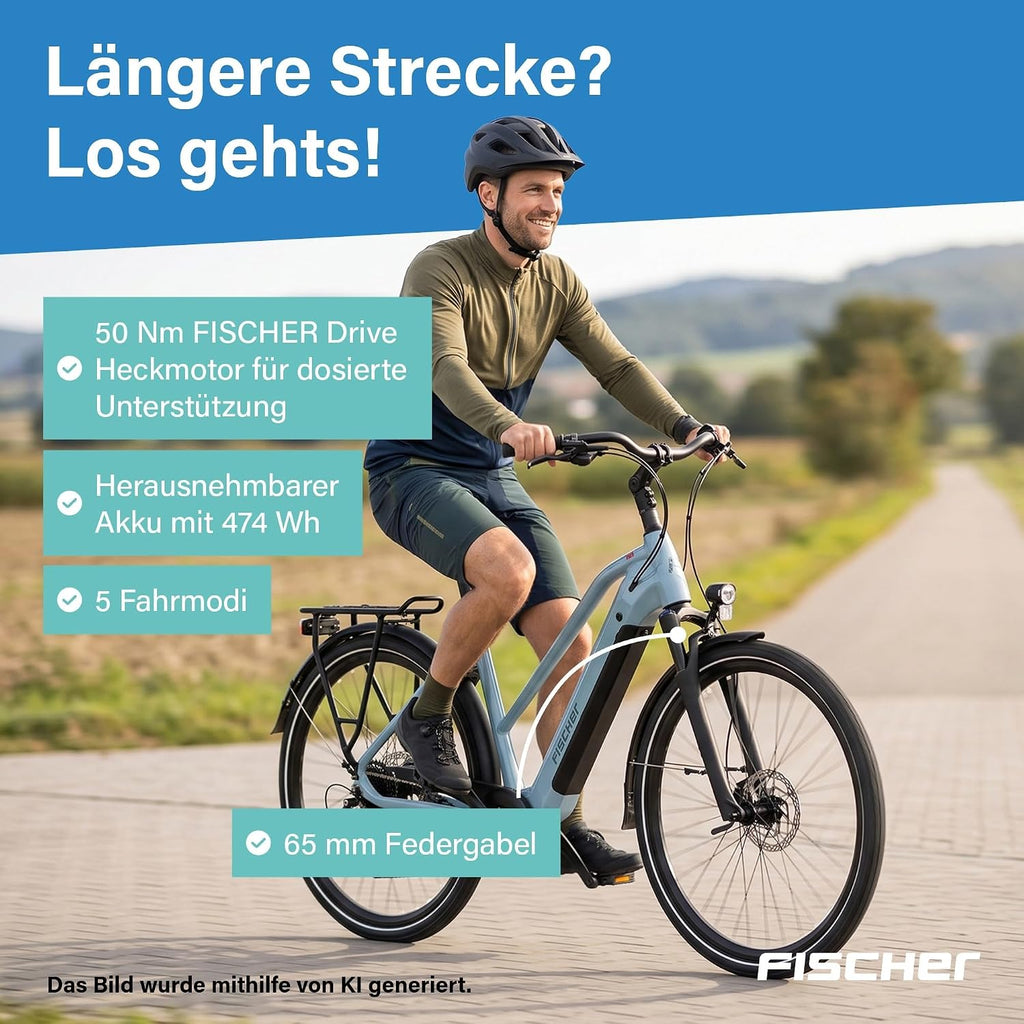 Fischr Viator Move 01 Electric Bike for Men and Women