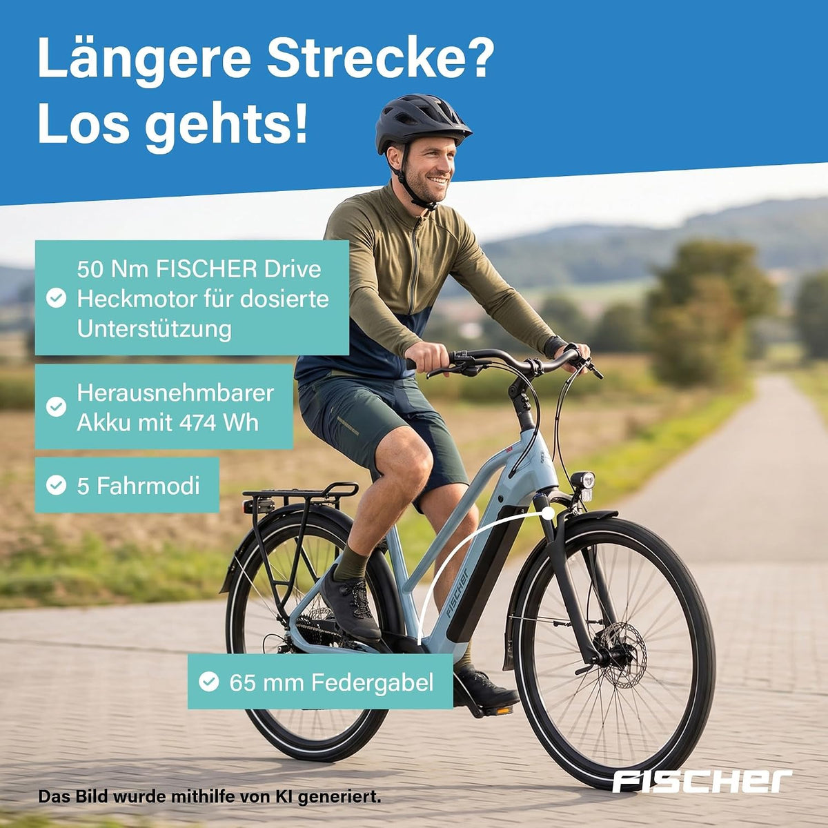 Fischr Viator Move 01 Electric Bike for Men and Women
