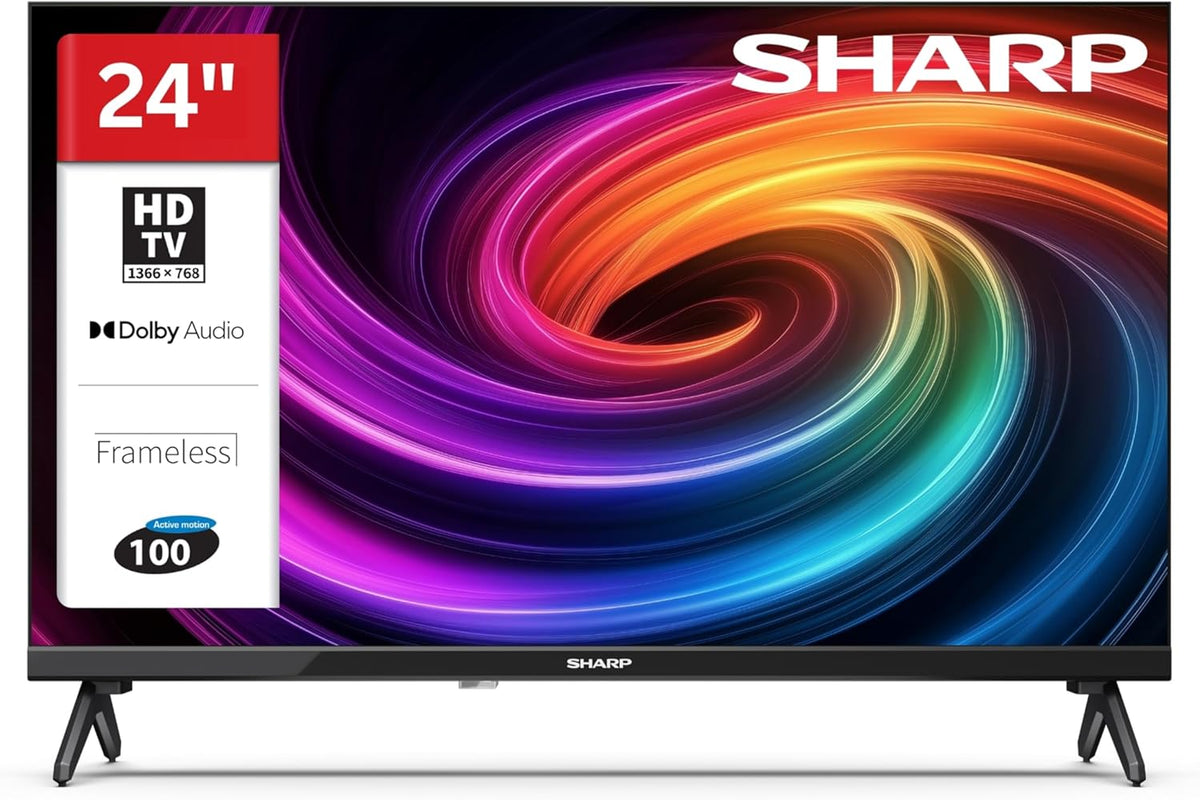 SHARP 24HA1705E Fernseher 24 Zoll (60 cm) LED TV mit HD-Ready Auflösung