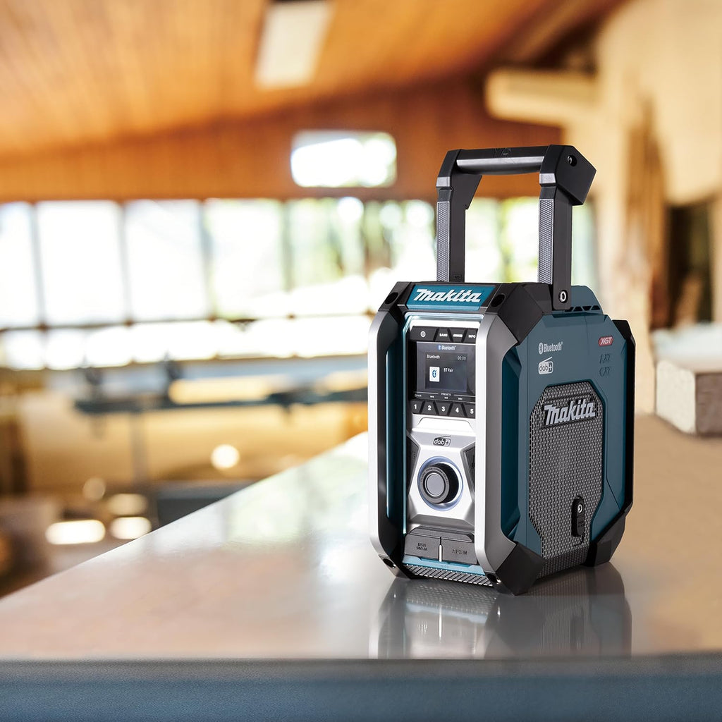 Makita MR007GZ Baustellenradio 18 V, 40 V Max., DAB, DAB+, FM, Bluetooth, Petrol, ohne Akku, ohne Ladegerät