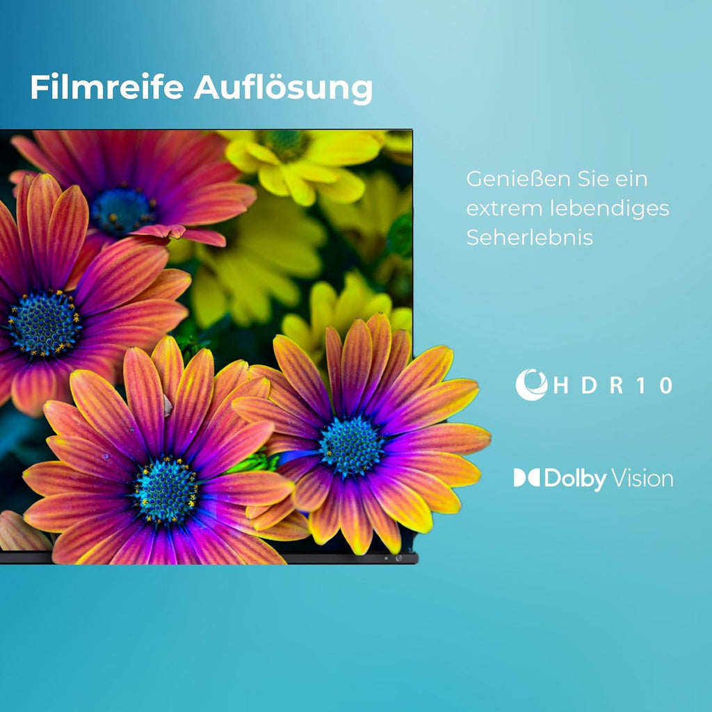 Toshiba 50UV3463DA Fernseher 50 Zoll VIDAA Smart TV mit 4K UHD Auflösung