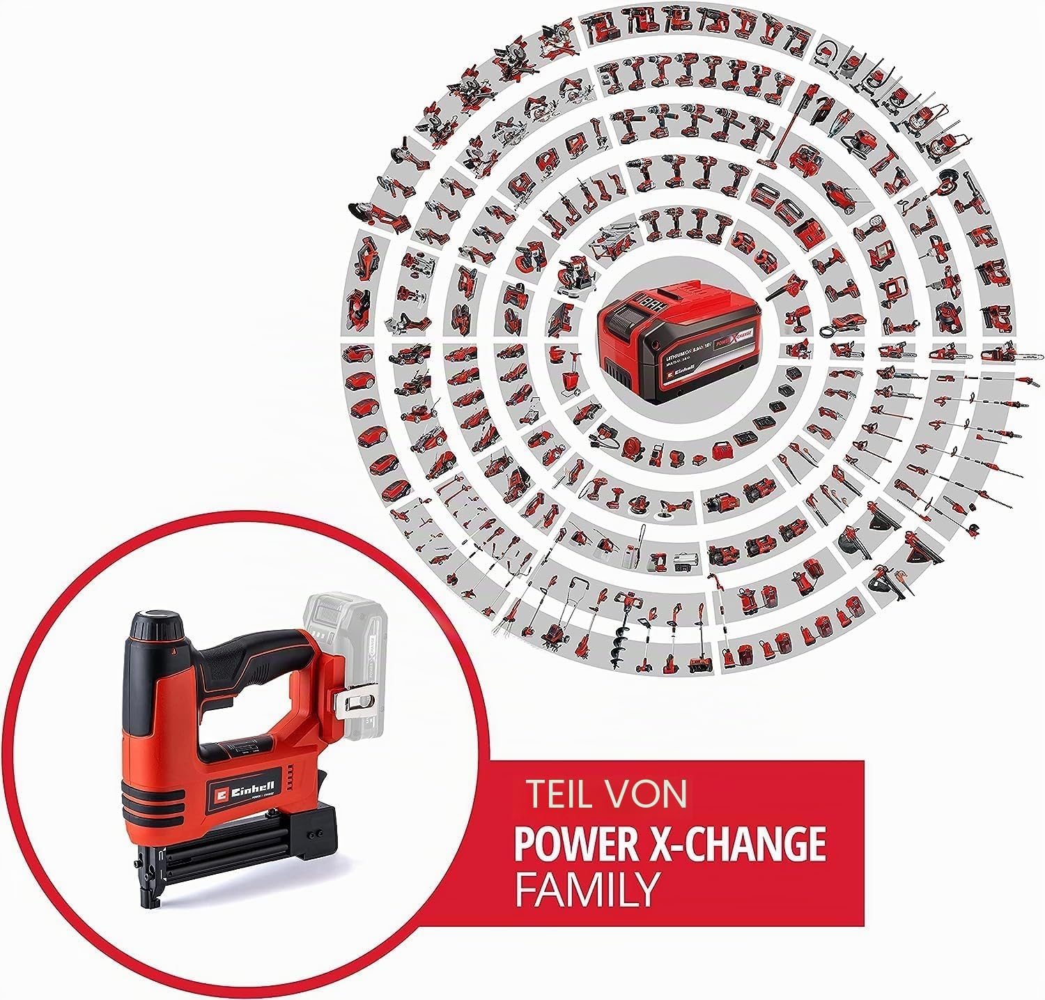 Einhell Akku-Nagler TE-CN 18 Li-Solo