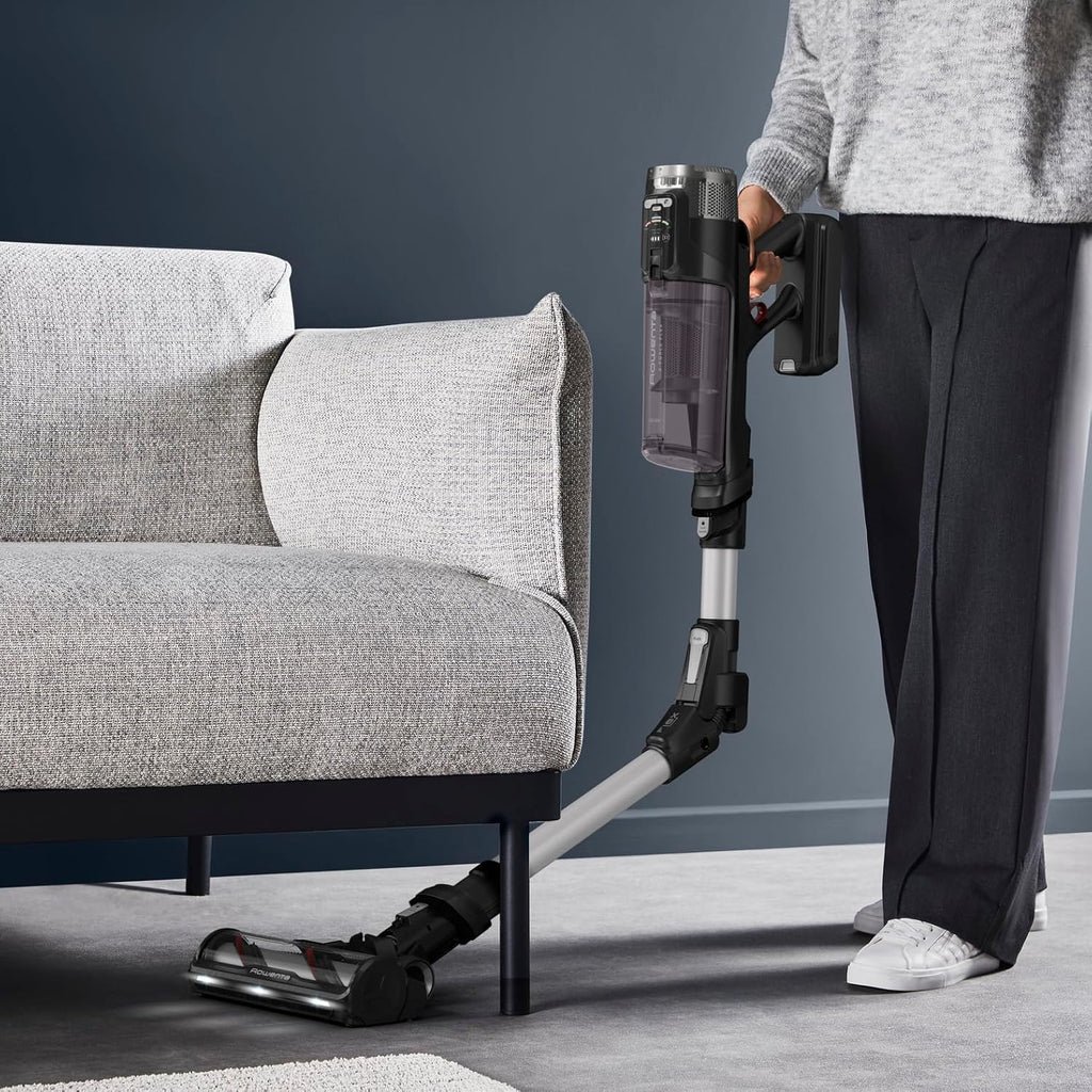 Rowenta X-Force Flex 13.60 Aspirateur sans fil, modèle allergique, Puissance de nettoyage profonde, Articulation Flexible, 150 Air W, jusqu'à 60 Minutes d'autonomie, fabriqué en France, RH9A36WV