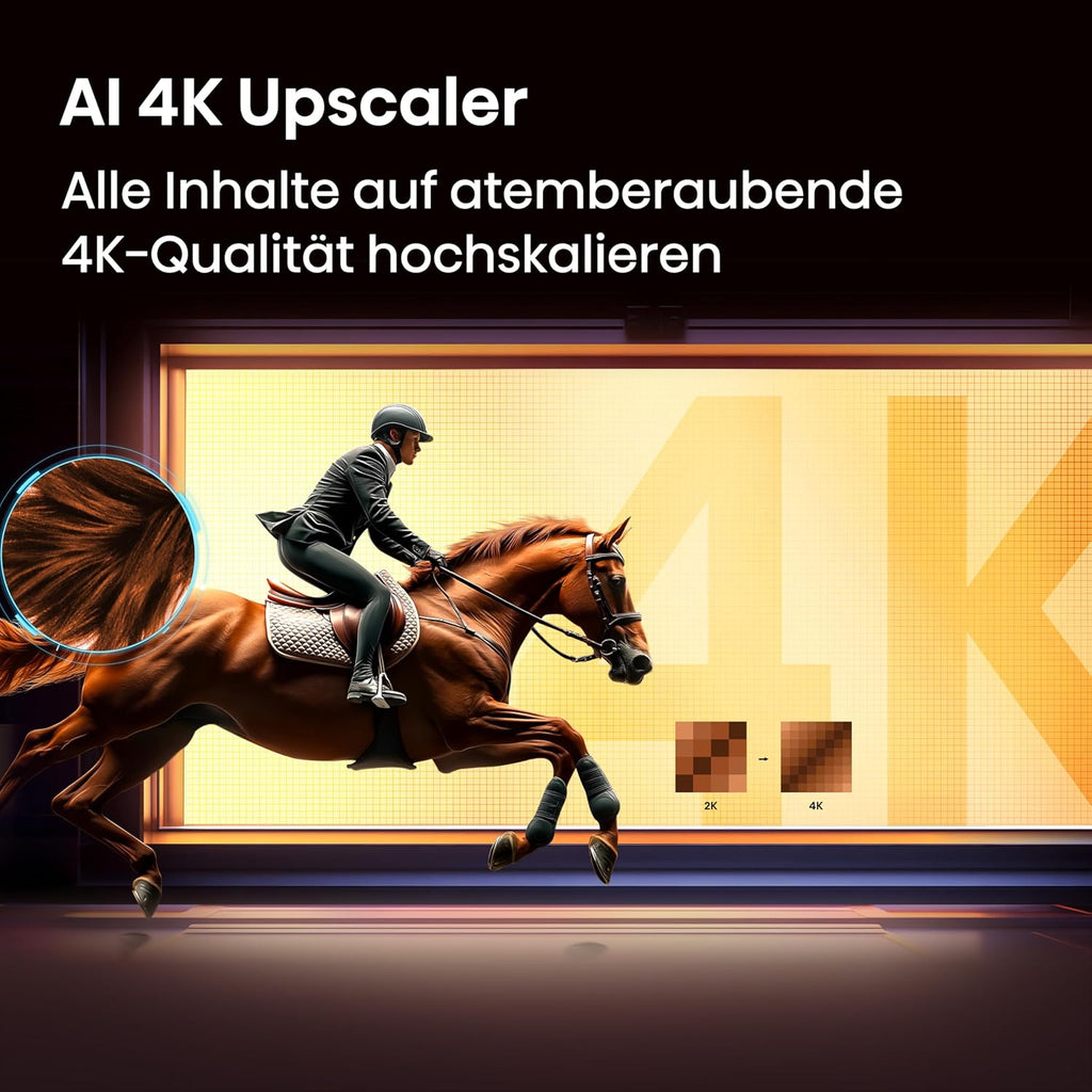 Hisense 43E7DS Fernseher 43 Zoll, 4K UHD QLED, Smart TV, Hi View AI Engine, 60Hz Game Mode Plus, Dolby Vision IQ, QLED Colour, Filmmaker, Smooth Motion, Airplay, Sprachsteuerung, 2026