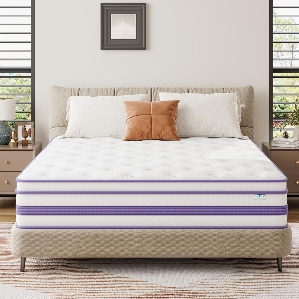 180x200 cm Matratze, 30cm höhe, H3 Taschenfederkernmatratze, Gel Memory Foam Hybrid, Taschenfederkern, Atmungsaktiv, Mittelfest, Druckentlastung, Federkernmatratzen Öko-Tex Zertifiziert