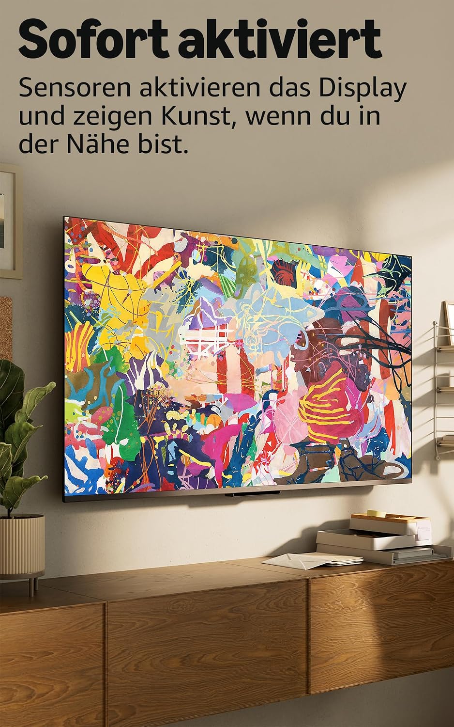 Amazon Ember 4-Serie mit Fire TV (neueste Generation), 43-Zoll-Smart-TV in 4K Ultra-HD mit Alexa-Fernbedienung, HDR10+, schnellem Prozessor, Dolby Audio, Ambient-TV und kostenlosem Live-TV