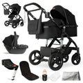 Bergsteiger Nizza Kombikinderwagen 3-in-1 Babywanne Buggy Sportsitz