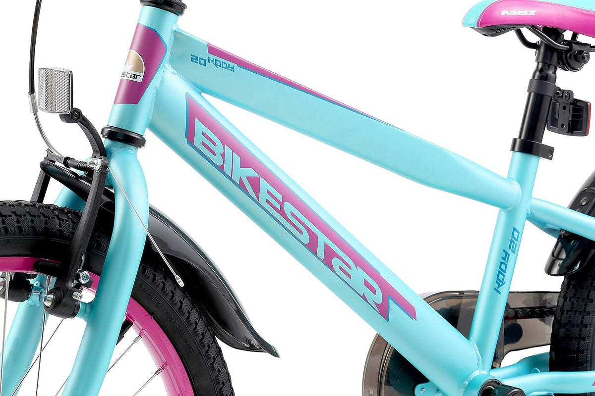 BIKESTAR Kinderfahrrad 20 Zoll für Mädchen und Jungen ab 6 Jahre | 20er Kinderrad Mountainbike | Fahrrad für Kinder | Risikofrei Testen