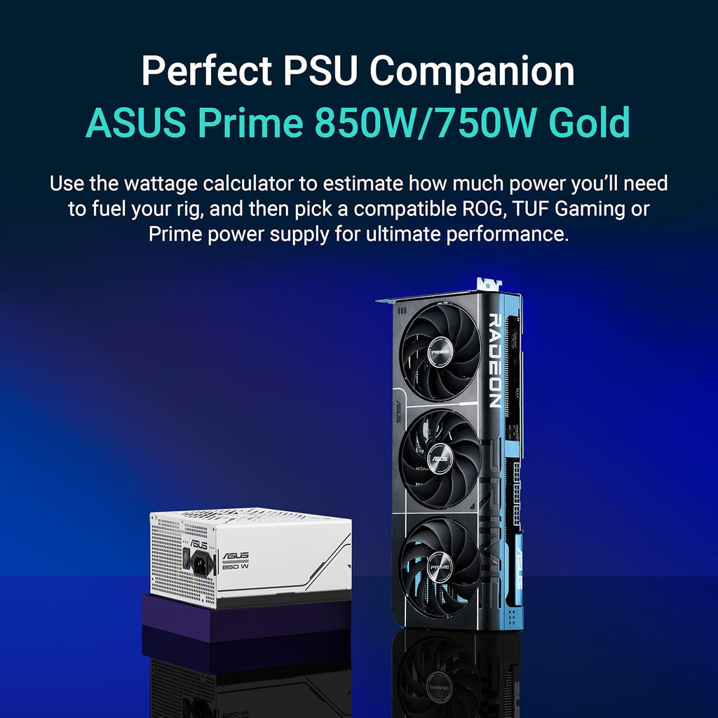 ASUS Prime Radeon RX 9070 XT OC Edition 16GB GDDR6 Gaming Grafikkarte