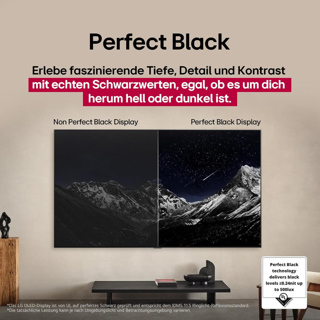LG OLED48B59LA TV 48 Zoll (121 cm) 4K OLED AI TV (α8 Gen2 4K AI Prozessor, webOS 25, 120Hz) [Modelljahr 2025]