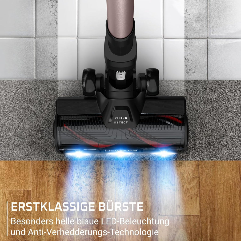 Rowenta X-Force Flex 1660 kabelloser Akkustaubsauger, Extreme Saugkraft, 315 Air Watt, optimale Ergebnisse auf Allen Böden, LED-Beleuchtung, 2 Stunden Laufzeit, Flex-Gelenk, inkl Zubehör, RH9CD9E0