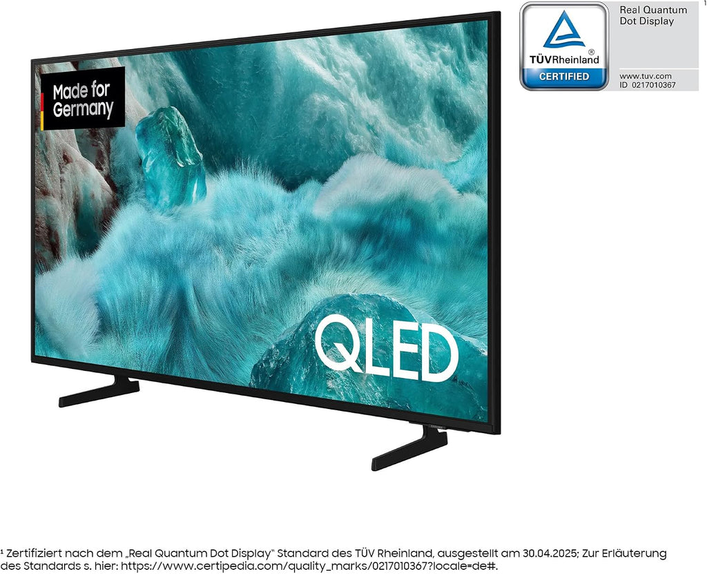 Samsung QLED 4K Q7FA 43 Zoll (108 cm) UHD Fernseher, Q4 AI Prozessor, Quantum Dot, Upscaling, Gaming Hub, Knox Security, Smart TV, 2025