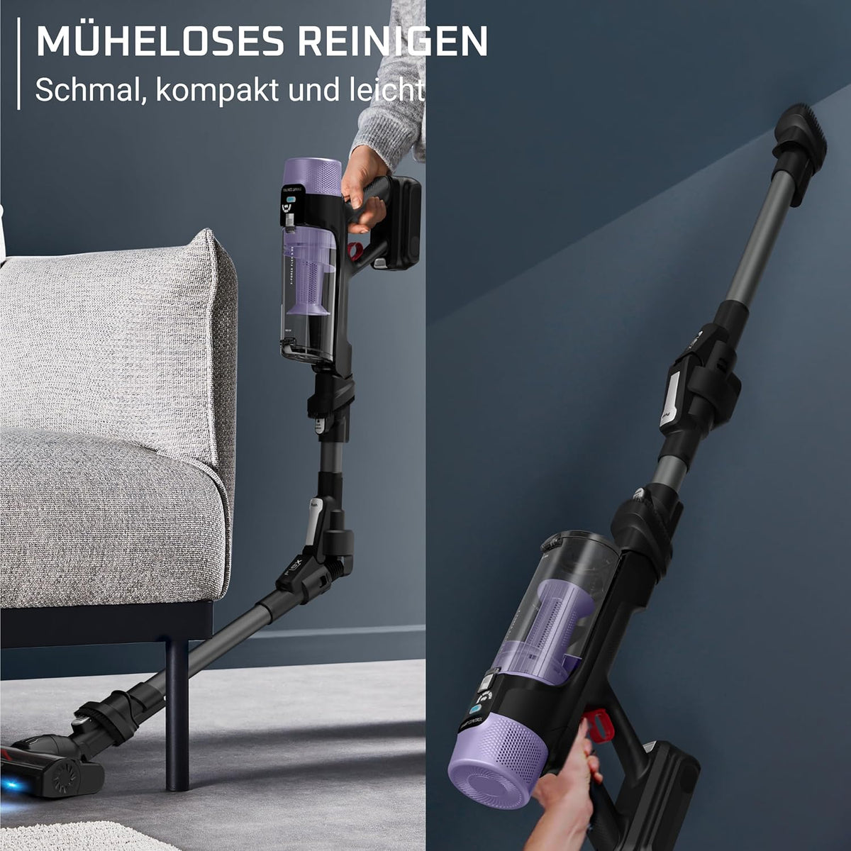 Rowenta X-Force Flex 9.80 kabelloser Akku-Stabstaubsauger, Allergy Modell