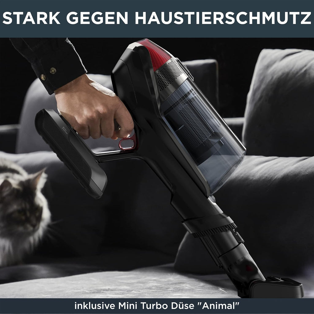Rowenta X-Force Flex 12.60 Animal, Kabelloser Staubsauger mit Tierhaar-Zubehör, Flex-Gelenk, bis zu 150 AirWatt und 45 min Akku-Laufzeit, RH98A8WO