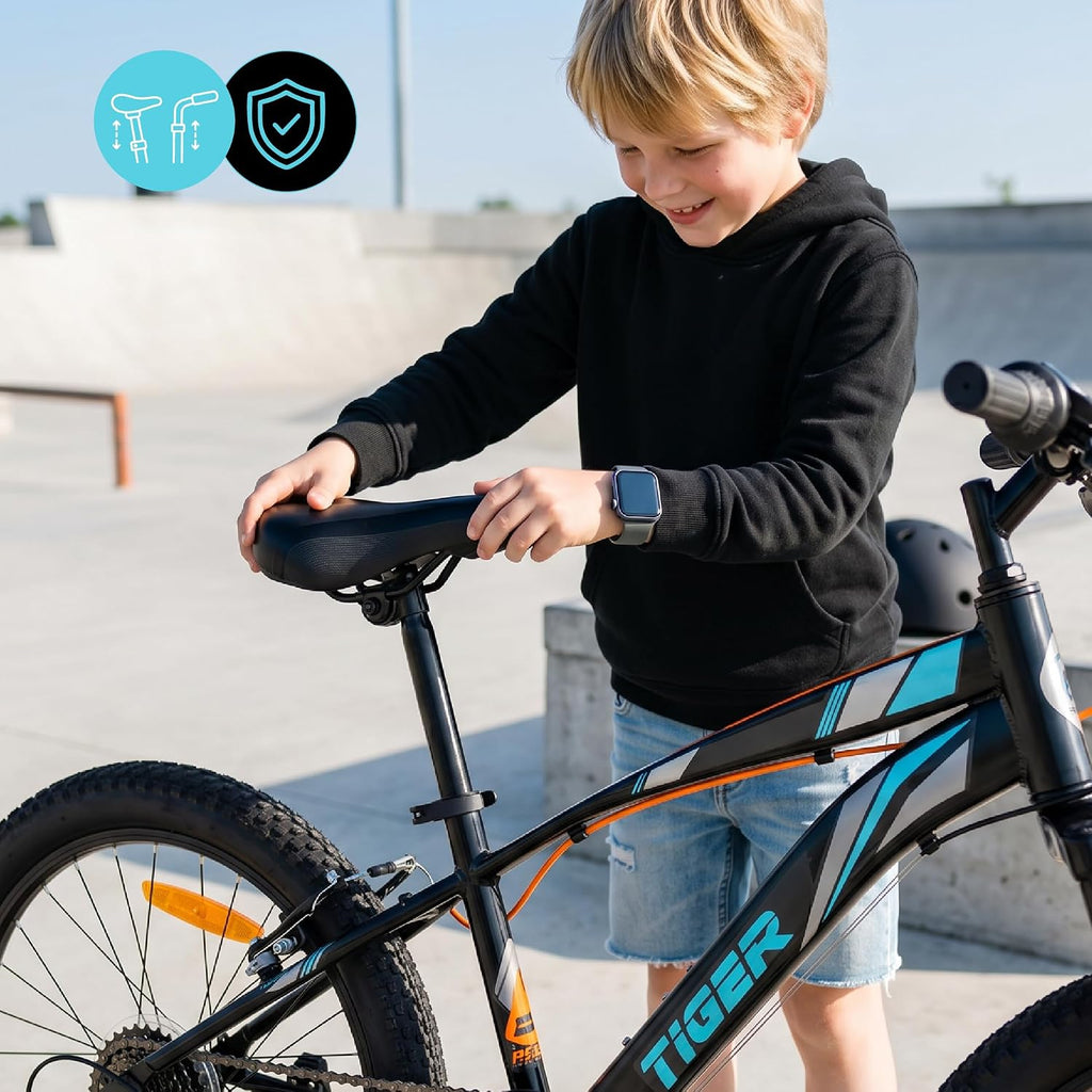 sun baby Tiger Bike Jungenfahrrad 20 Zoll, 6-Gang Shimano