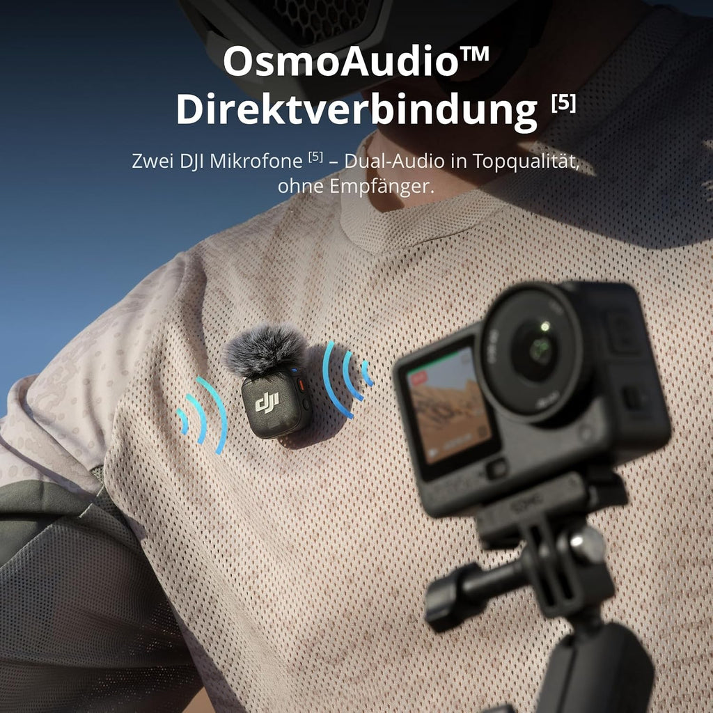 DJI Osmo Action 6 Standard-Combo, 8K-Action-Cam für den täglichen Einsatz