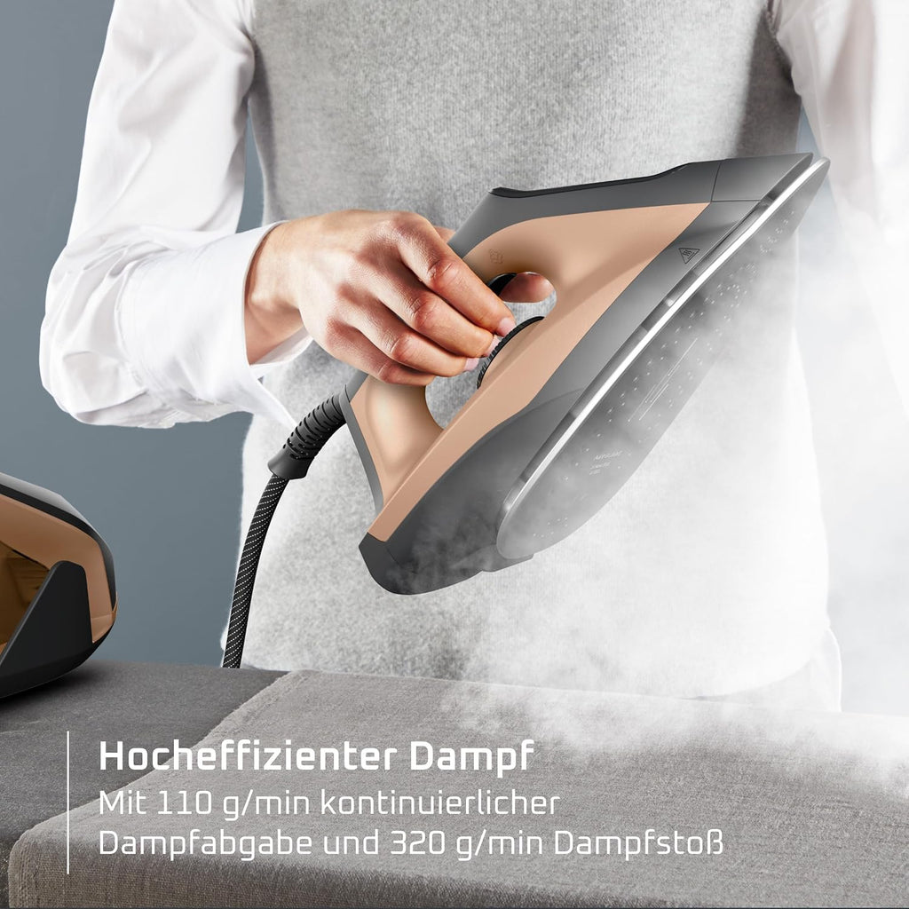Rowenta Force Pro 300 Dampfbügelstation, 2400 Watt, 6,1 bar Pumpendruck