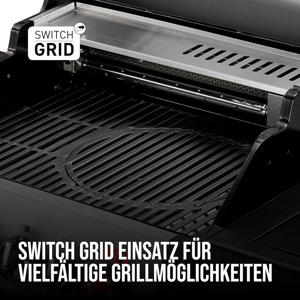 Enders® Gasgrill HYDE 3 SIKR Turbo, 3 Brenner aus Edelstahl für kraftvolles direktes und indirektes Grillen, 800 °C TURBO ZONE™, SWITCH GRID™, Infarot-Backburner und Seitenkocher, #8040