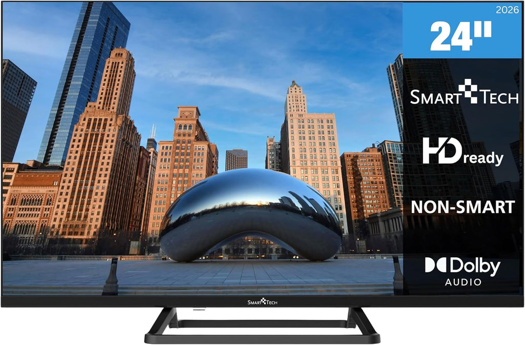 Smart Tech 32HN01V3 Fernseher 32 Zoll (80 cm) LED TV mit HD-Ready Auflösung