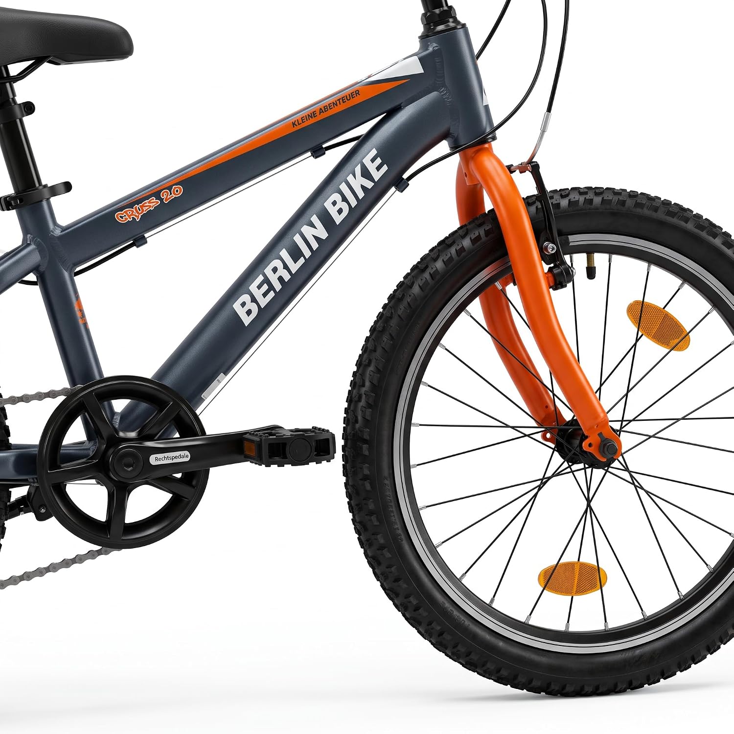 Grizz 20 Zoll Mountainbike - Leichter Aluminiumrahmen - 7-Gang Shimano