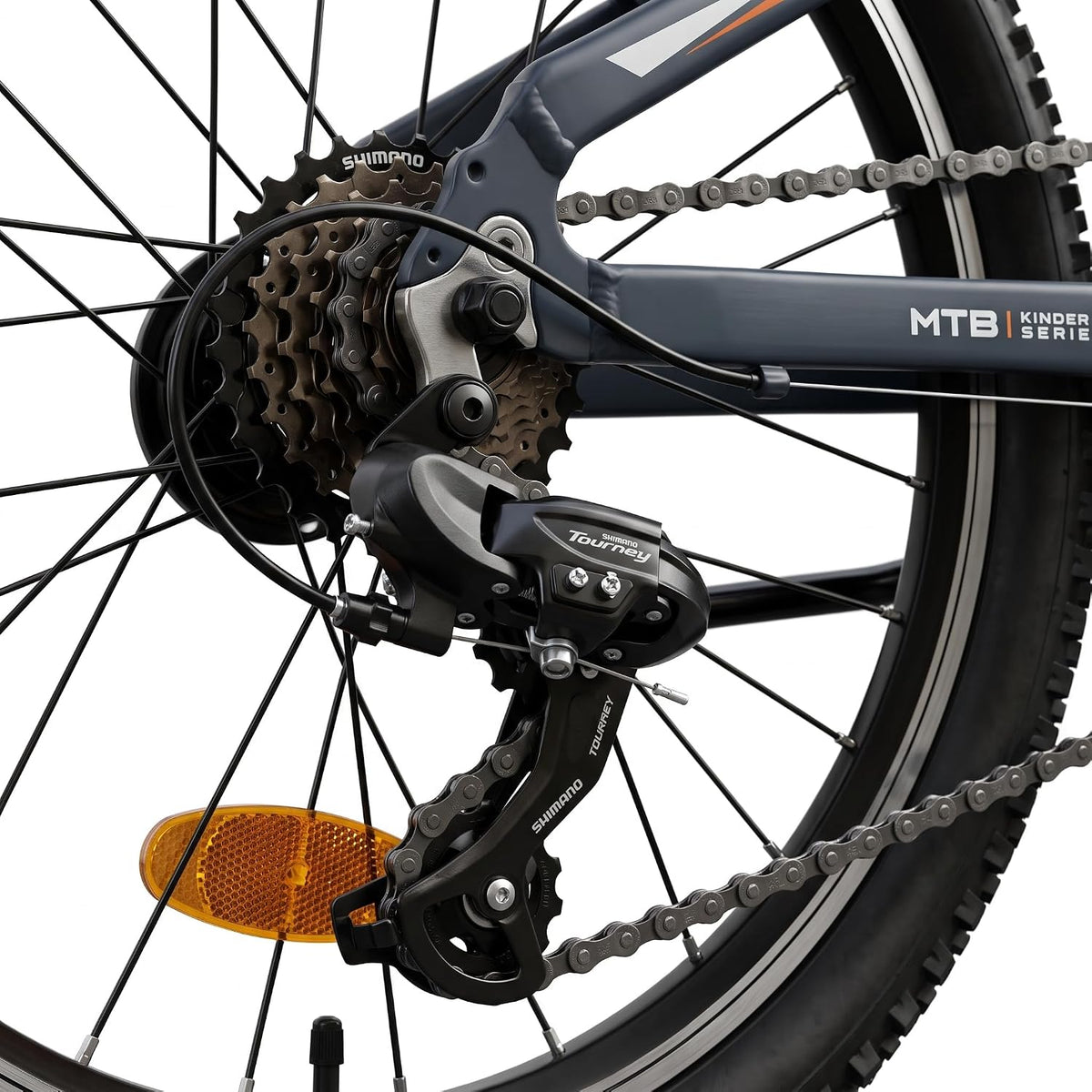 Grizz 20 Zoll Mountainbike - Leichter Aluminiumrahmen - 7-Gang Shimano