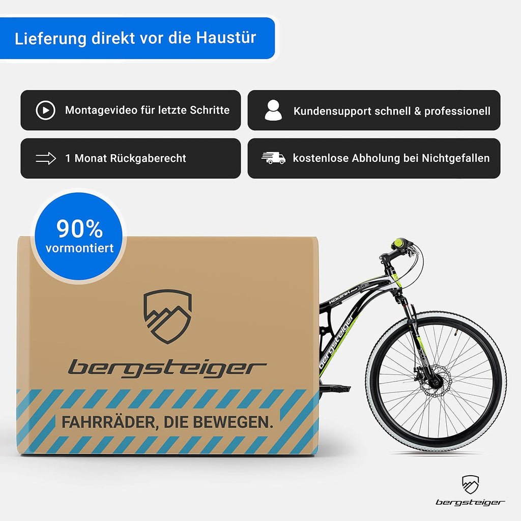 Bergsteiger Kodiak 24/26/29 Zoll Mountainbike Herren Fully MTB 21 Gang