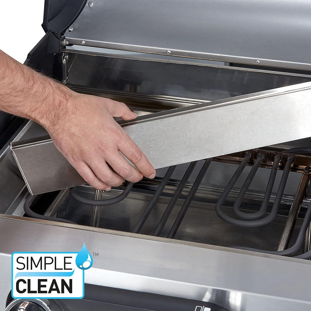 Enders Elektrogrill eFLOW PRO 2 TURBO, mit Gussrost SWITCH GRID, TURBO ZONE für heiße Temperaturen, SIMPLE CLEAN Reinigungssystem, Aluguss-Seitenteile an Garhaube und Brennkammer, Grillwagen #97106