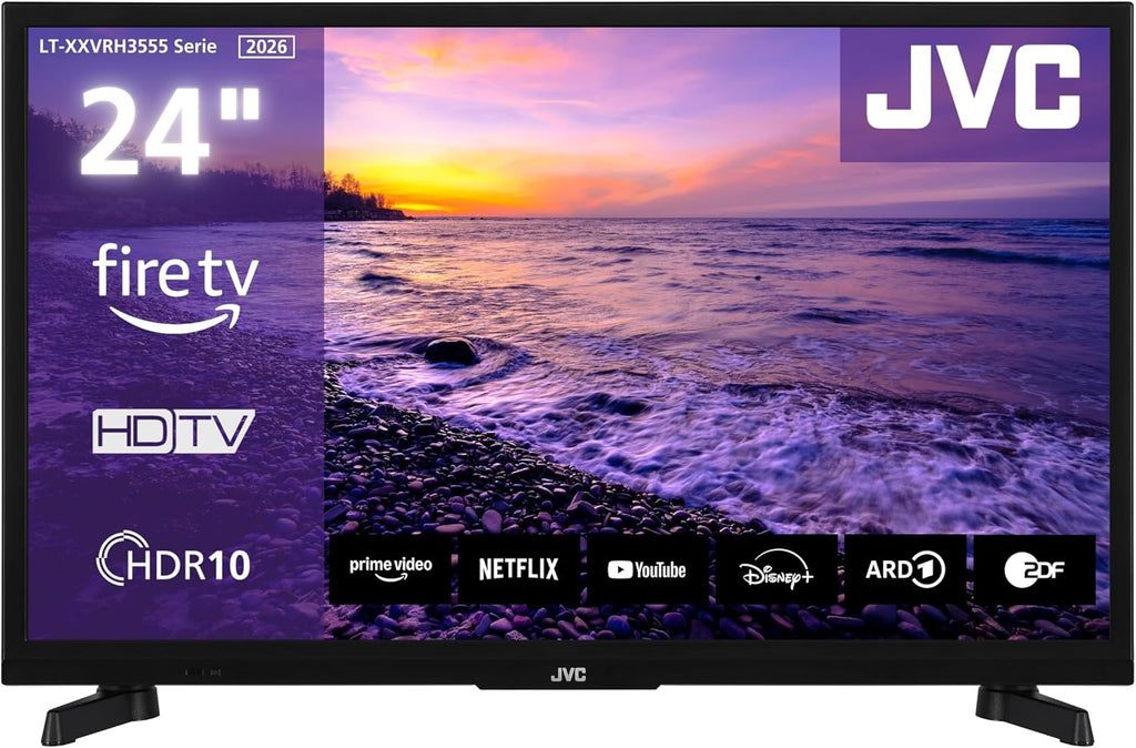 JVC LT-24VRH3555 Fernseher 24 Zoll Fire TV mit HD-Ready Auflösung Smart TV