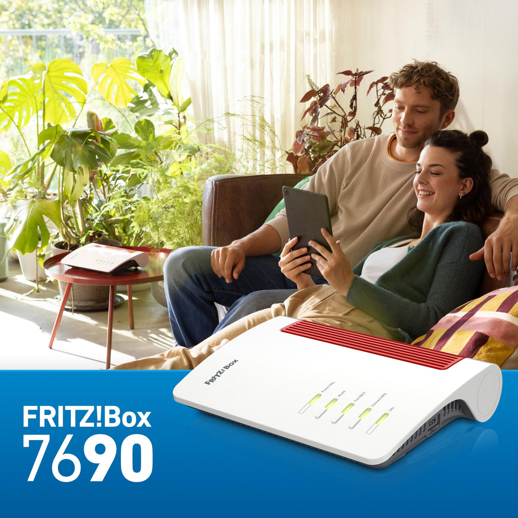 FRITZ!Box 7690 – Wi-Fi 7 DSL-Router mit Supervectoring, Mesh & DECT-Basiso