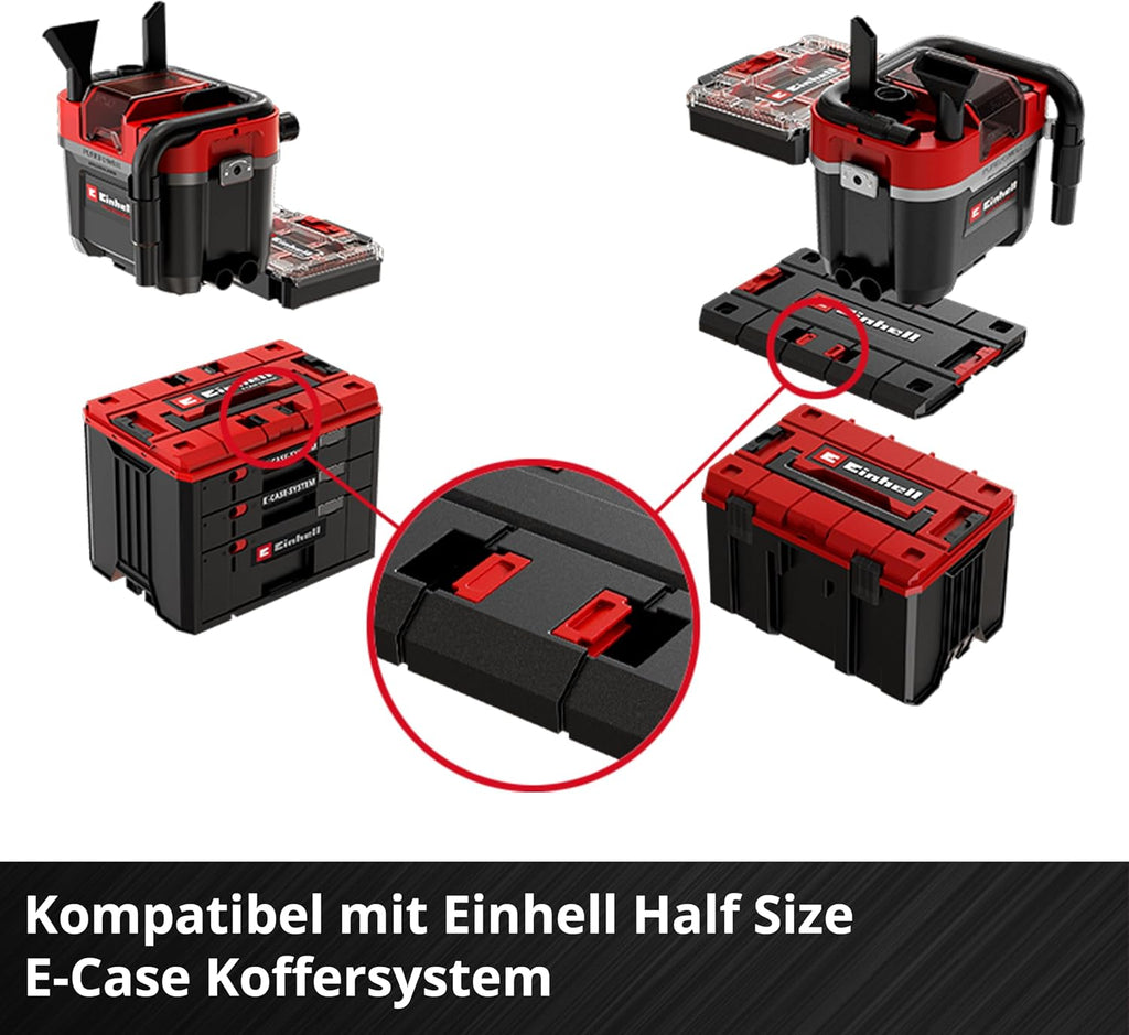 Einhell Professional Akku-Nass-Trockensauger TP-VC 18/10 Li BL L-Solo