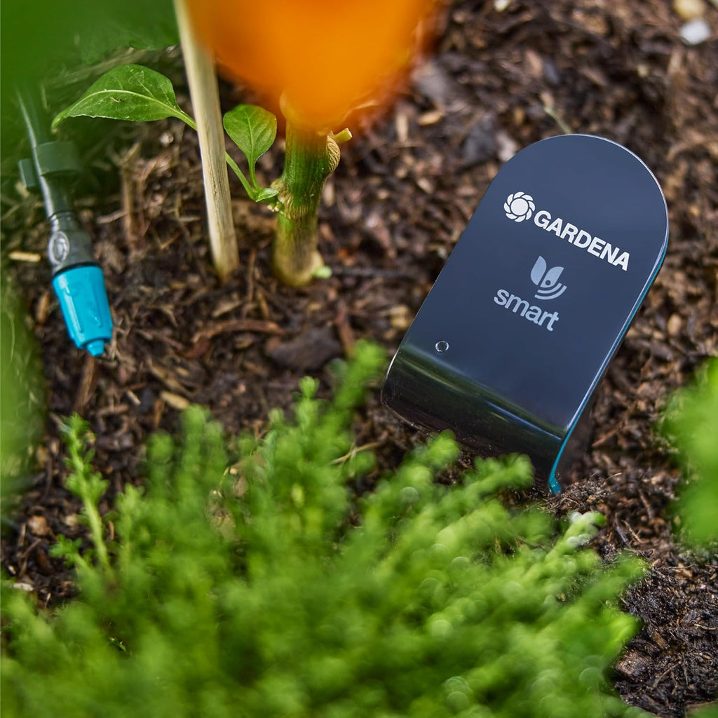 Gardena smart Sensor Control Set Bewässerungssteuerung; smart: Datengesteuerte Bewässerung*, Smart Home Integration*, Bodenfeuchtesensor im Lieferumfang enthalten, Hochwertige Ventiltechnik (19045-20)