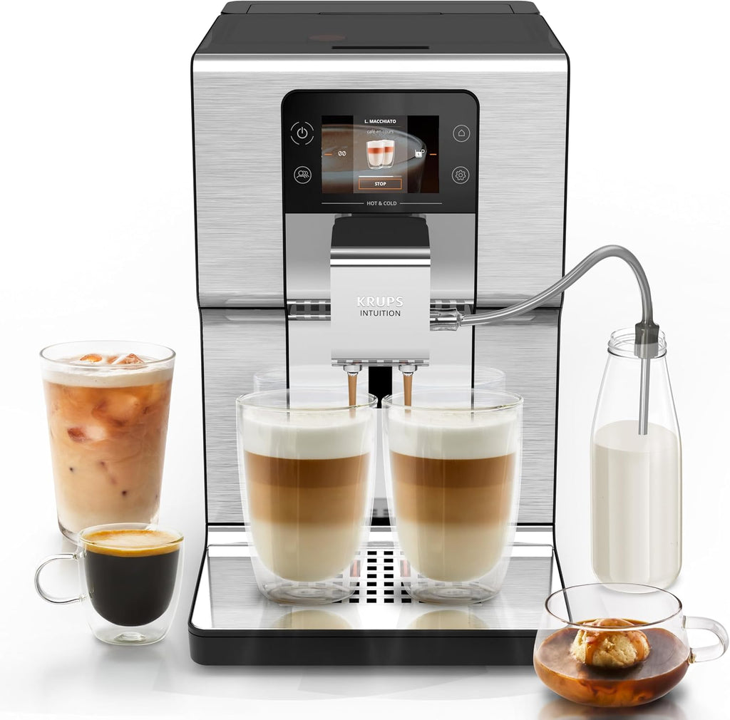 KRUPS Intuition Experience Hot&Cold Kaffeevollautomat, 2-Tassen-Funktion