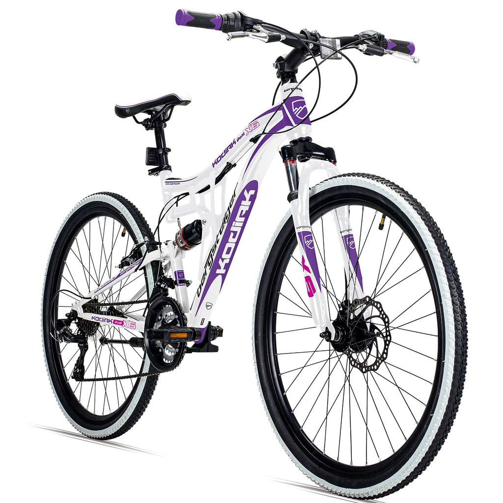 Bergsteiger Kodiak 24/26/29 Zoll Mountainbike Herren Fully MTB 21 Gang